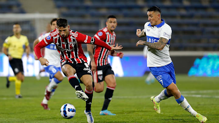 Tricolor Paulista defende vantagem conquistada na ida para assegurar a presença nas quartas da Sul-Americana Tricolor Paulista defende vantagem conquistada na ida para assegurar a presença nas quartas da Sul-Americana