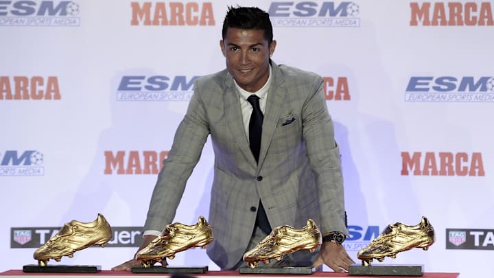 Cristiano Ronaldo fue reconocido varias veces con una Bota de Oro 