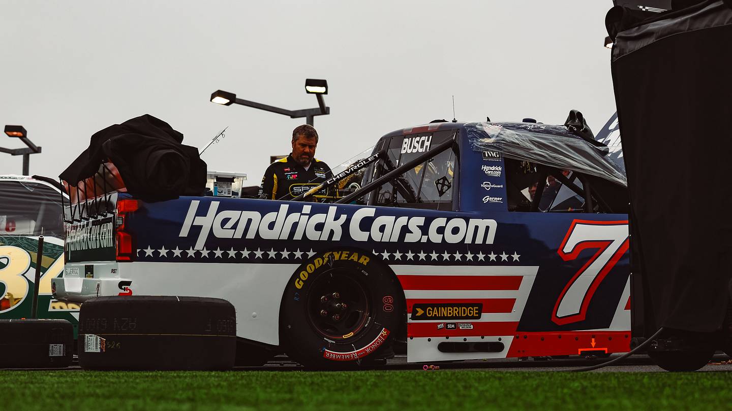 Rain Forces Postponement of NASCAR Truck Race at Charlotte
