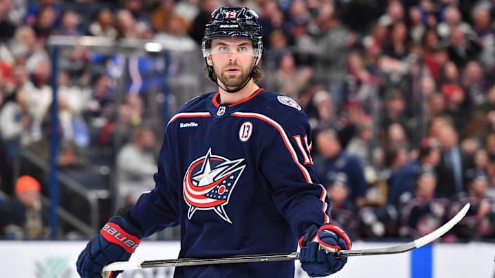 Adam Fantilli, Chicago Blackhawks v Columbus Blue Jackets