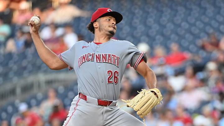 Chase Burns and the Reds are road favorites in San Francisco. Chase Burns and the Reds are road favorites in San Francisco.