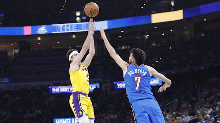 Austin Reaves bajó el nivel ante Oklahoma City Thunder en la pasada ronda regular