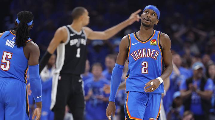 Shai Gilgeous-Alexander fell to the Spurs in Game 7 of the Western Conference finals
