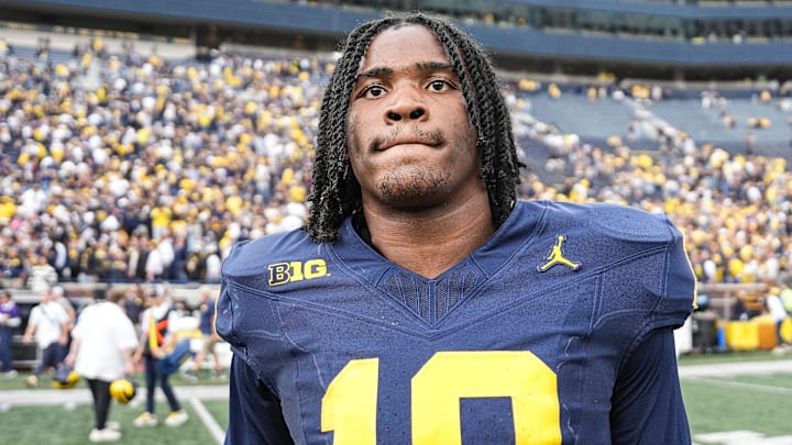 Michigan quarterback Bryce Underwood (19) and the Wolverines are 5-2 overall with a 3-1 record in Big Ten play.