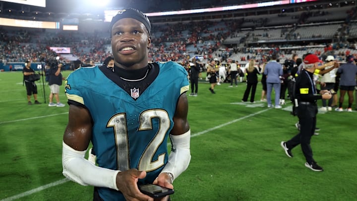 Travis Hunter of the Jacksonville Jaguars Travis Hunter of the Jacksonville Jaguars