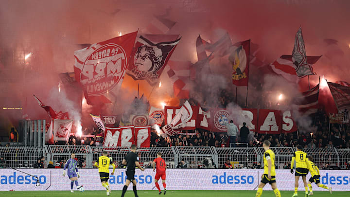 Die Bayern-Fans im Klassiker gegen Dortmund