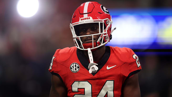 Georgia Bulldogs defensive back Malaki Starks (24).