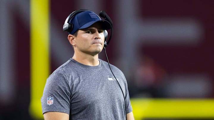 Seattle Seahawks head coach Mike Macdonald