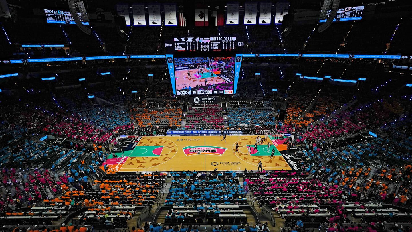 A Sea Of Fiesta: Spurs Fans Turn Game 1 Into A Statement