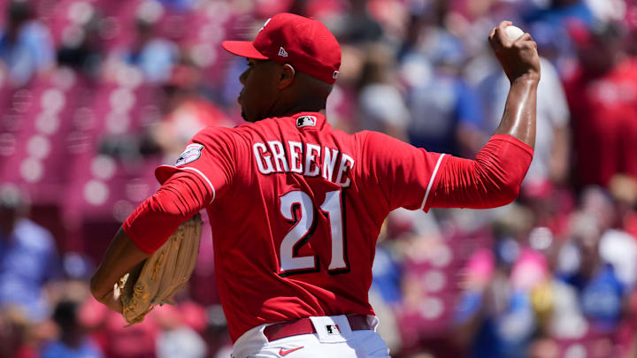 Cincinnati Reds pitcher Hunter Greene