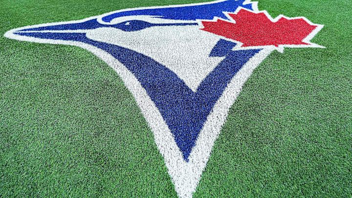 A general view of the Toronto Blue Jays logo.