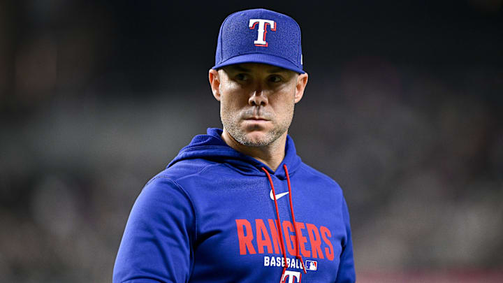 Texas Rangers manager Skip Schumaker.