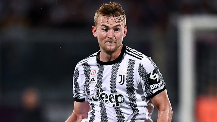 Matthijs de Ligt of Juventus FC in action during the Serie A...