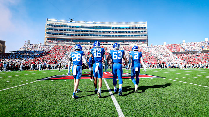 BYU captains take the field against Texas Tech
