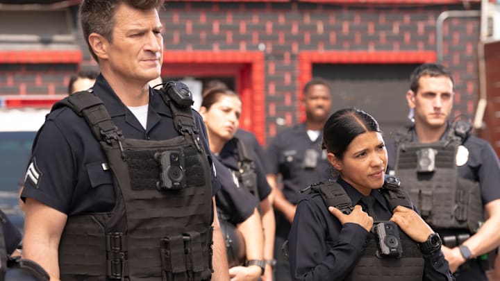 THE ROOKIE - ÒThe ShotÓ - Now recovering from a gunshot wound and feeling the effects of his age, John and the team welcome two new rookies and continue the hunt for two dangerous inmates with very personal vendettas following their prison escape. TUESDAY, JAN. 7 (10:00-11:00 p.m. EST) on ABC. 
NATHAN FILLION, LISSETH CHAVEZ
