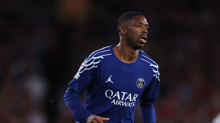 Ousmane Dembélé est sorti sur blessure face à Arsenal. Ousmane Dembélé est sorti sur blessure face à Arsenal.
