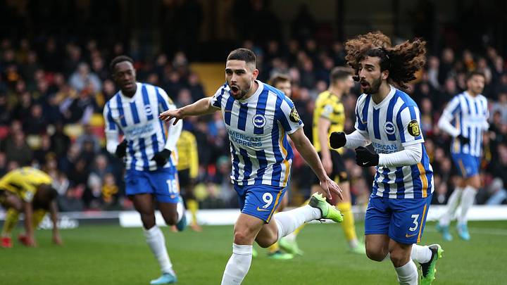 Maupay scored the opener
