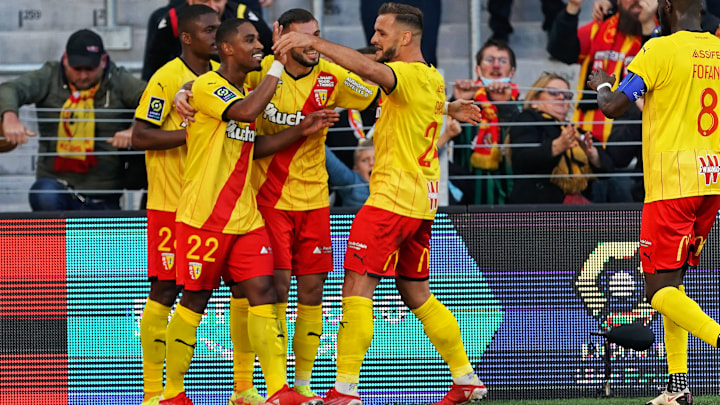 La joie des Sang et Or lors de la victoire obtenue face à Metz (4-1).