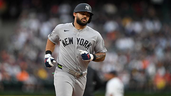 Jun 24, 2026; Detroit, Michigan, USA; New York Yankees right fielder Jasson Domínguez (24) rounds the bases after hitting a two-run home run against the Detroit Tigers in the sixth inning at Comerica Park. Mandatory Credit: Lon Horwedel-Imagn Images Jun 24, 2026; Detroit, Michigan, USA; New York Yankees right fielder Jasson Domínguez (24) rounds the bases after hitting a two-run home run against the Detroit Tigers in the sixth inning at Comerica Park. Mandatory Credit: Lon Horwedel-Imagn Images