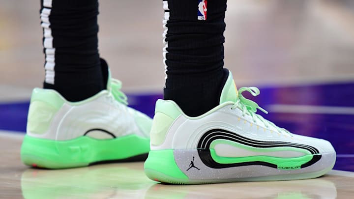 Los Angeles Lakers guard Luka Doncic gifted his signature sneakers to J-Hope.