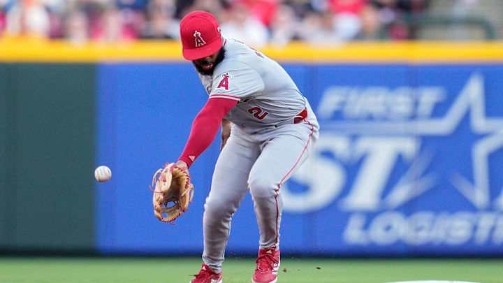 Los Angeles Angels infielder Luis Rengifo