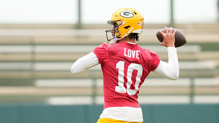 Green Bay Packers quarterback Jordan Love