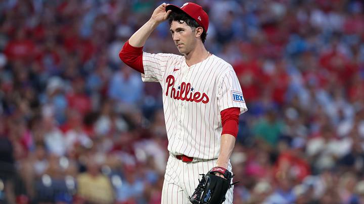 Aug 5, 2026; Philadelphia, Pennsylvania, USA; Philadelphia Phillies pitcher Andrew Painter (24) looks on during the third inning at Citizens Bank Park. Mandatory Credit: Bill Streicher-Imagn Images Aug 5, 2026; Philadelphia, Pennsylvania, USA; Philadelphia Phillies pitcher Andrew Painter (24) looks on during the third inning at Citizens Bank Park. Mandatory Credit: Bill Streicher-Imagn Images