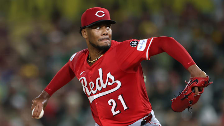Cincinnati Reds starter Hunter Greene Cincinnati Reds starter Hunter Greene
