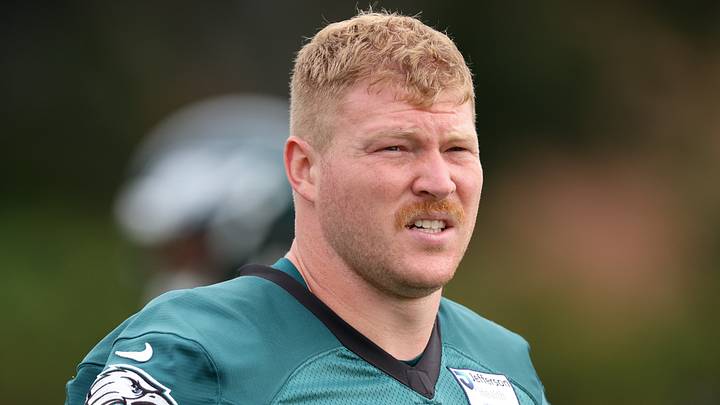 Philadelphia Eagles offensive lineman Cam Jurgens Philadelphia Eagles offensive lineman Cam Jurgens