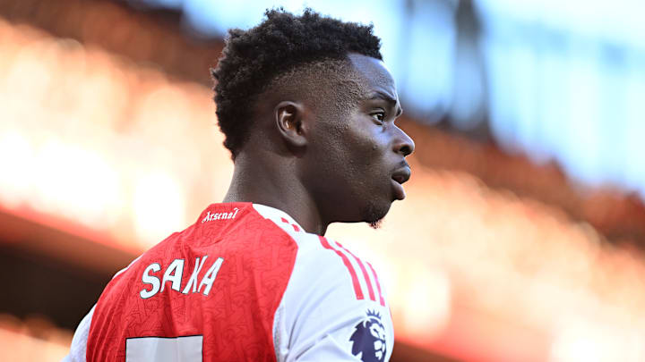Bukayo Saka made a triumphant return to Arsenal’s starting XI against Fulham.
