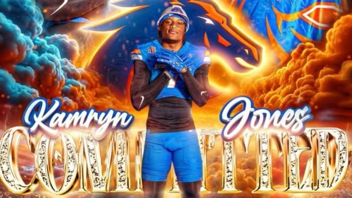 Kamryn Jones graphic of him going to Boise State Kamryn Jones graphic of him going to Boise State