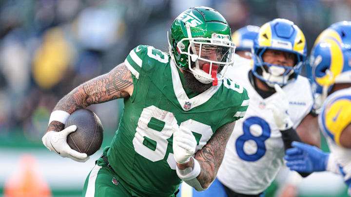 New York Jets tight end Tyler Conklin New York Jets tight end Tyler Conklin