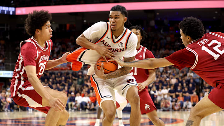 Arkansas is a home favorite against Auburn on Saturday night. Arkansas is a home favorite against Auburn on Saturday night.