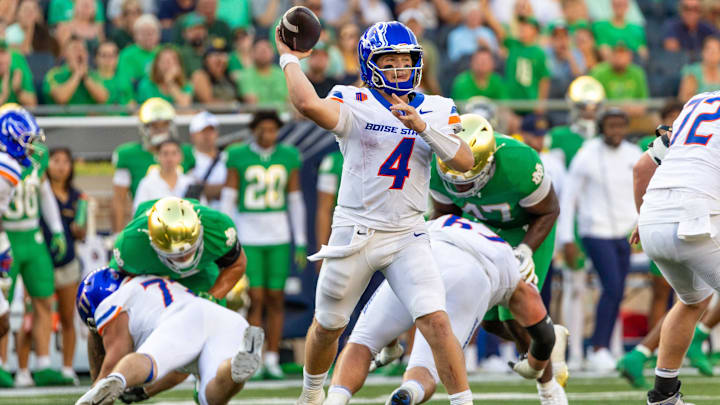 Boise State Broncos quarterback Maddux Madsen.