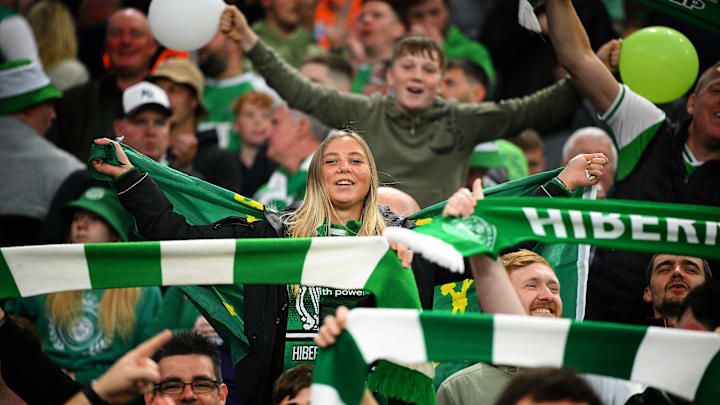 Aston Villa v Hibernian - UEFA Conference League Qualifying Play-Offs: Second Leg Aston Villa v Hibernian - UEFA Conference League Qualifying Play-Offs: Second Leg