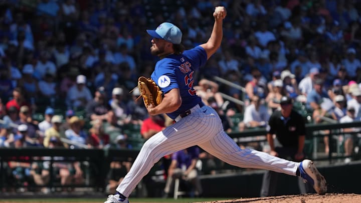 Chicago Cubs Relief Pitcher Porter Hodge Chicago Cubs Relief Pitcher Porter Hodge