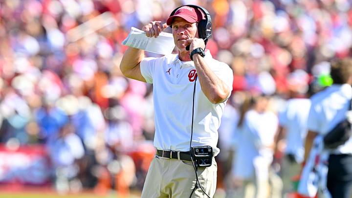 Oct 10, 2026; Dallas, Texas, USA; Oklahoma Sooners head coach Brent Venables looks on during the game between the Sooners and the Longhorns at Cotton Bowl. Mandatory Credit: Jerome Miron-Imagn Images Oct 10, 2026; Dallas, Texas, USA; Oklahoma Sooners head coach Brent Venables looks on during the game between the Sooners and the Longhorns at Cotton Bowl. Mandatory Credit: Jerome Miron-Imagn Images