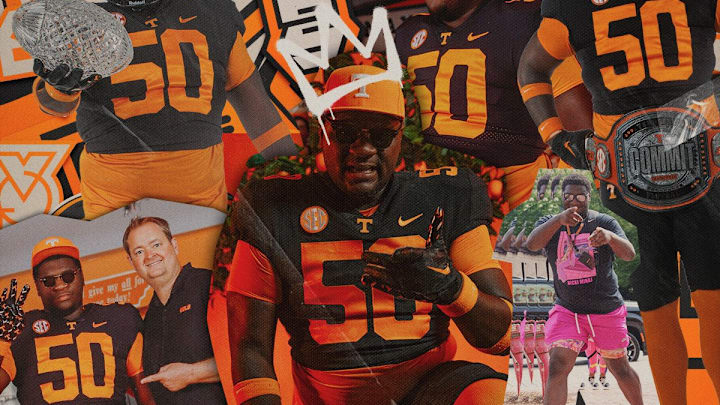 Dereon Albert's official visit picture collage