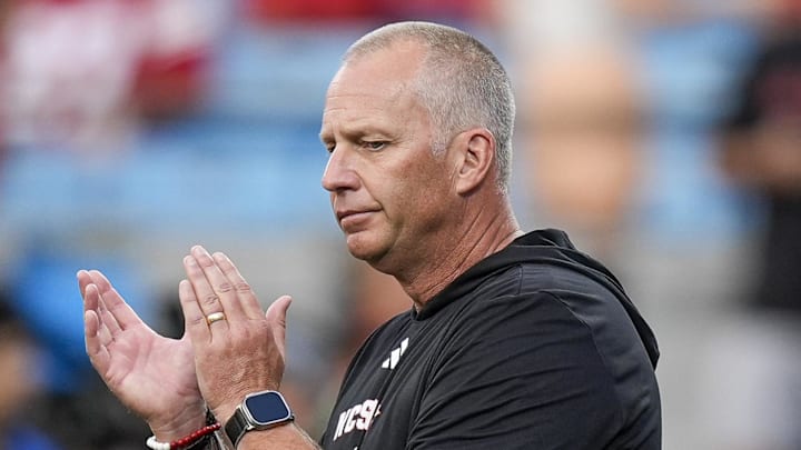 NC State football head coach Dave Doeren