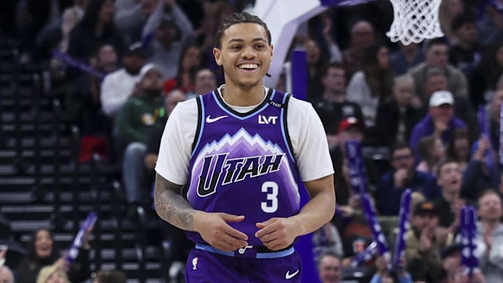 Utah Jazz guard Keyonte George is an interesting prop target on Monday. Utah Jazz guard Keyonte George is an interesting prop target on Monday.