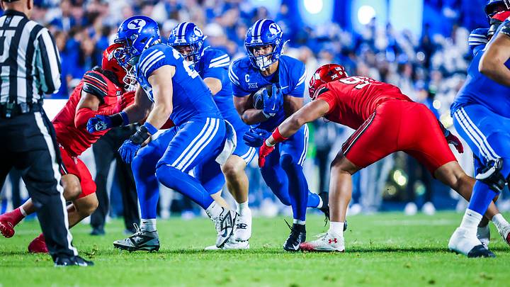BYU RB LJ Martin against Utah BYU RB LJ Martin against Utah
