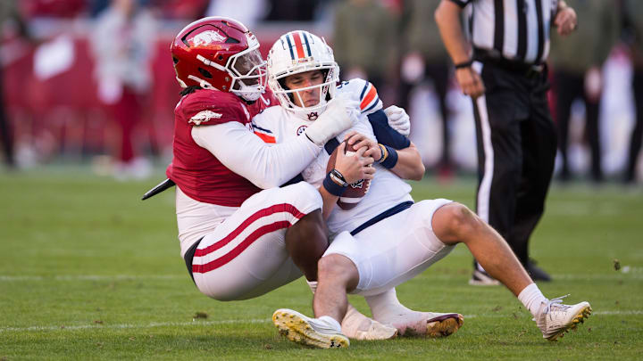 The Auburn Tigers search for answers to their troubles on offense. Mandatory Credit: Brett Rojo-Imagn Images
