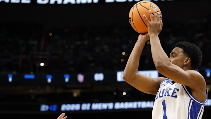 Duke Blue Devils guard Caleb Foster (1)