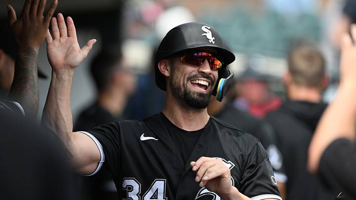 Chicago White Sox designated hitter Randal Grichuk. Chicago White Sox designated hitter Randal Grichuk.