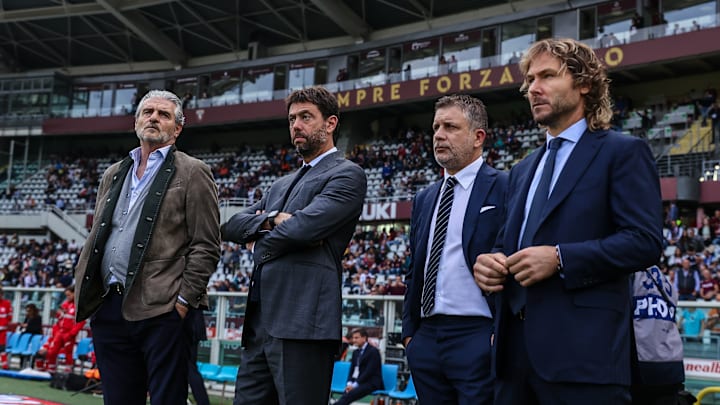 Maurizio Arrivabene, Andrea Agnelli, Federico Cherubini, Pavel Nedved