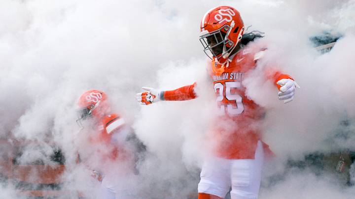 Oklahoma State Cowboys safety Markeith Williams. Oklahoma State Cowboys safety Markeith Williams.