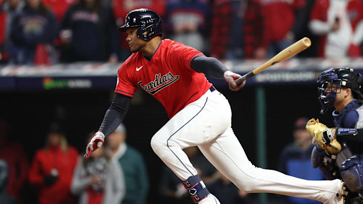 Óscar González igualó una marca de David Ortiz en postemporada