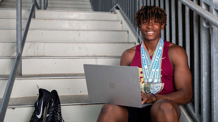 All-Big Bend sprinter of the year Micahi Danzy, Florida High School