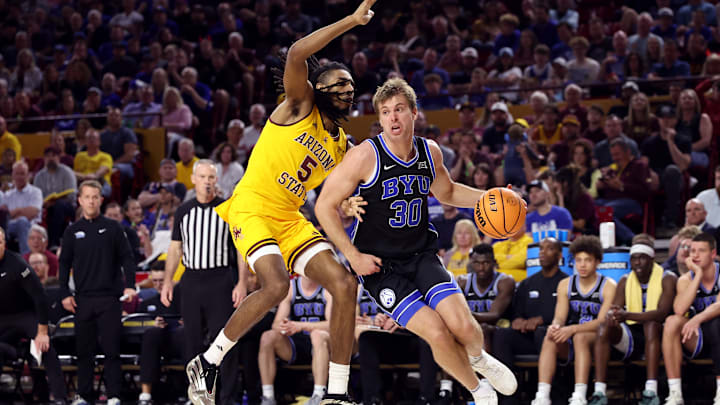 Dallin Hall turns the corner against Arizona State