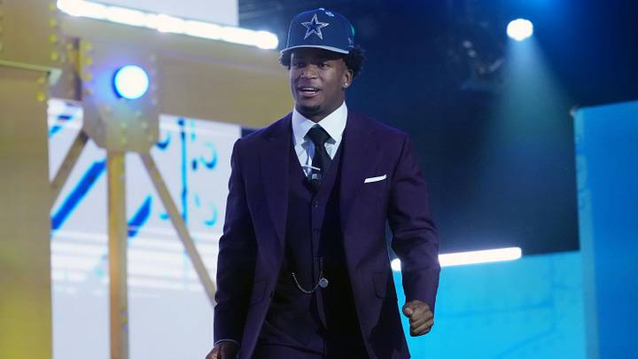 Ohio State Buckeyes defensive back Caleb Downs is selected by the Dallas Cowboys as the 11th pick during the 2026 NFL Draft.